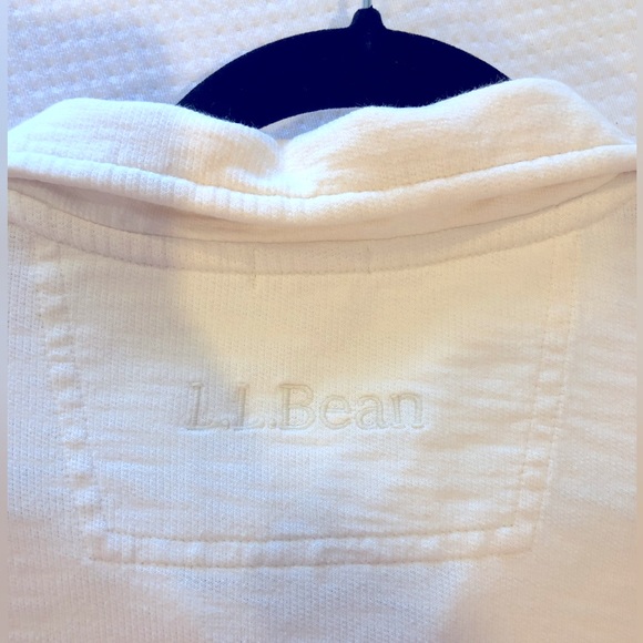 L.L. Bean Cream Tunic Top - Picture 5 of 5